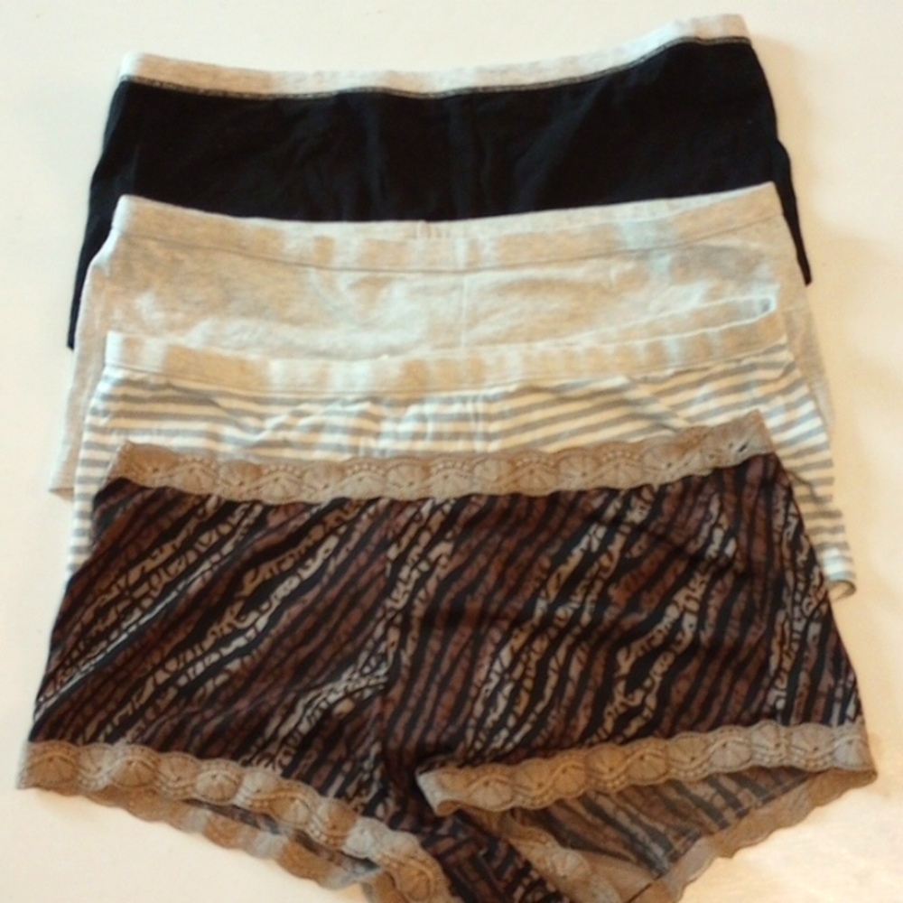 Four pairs of panties